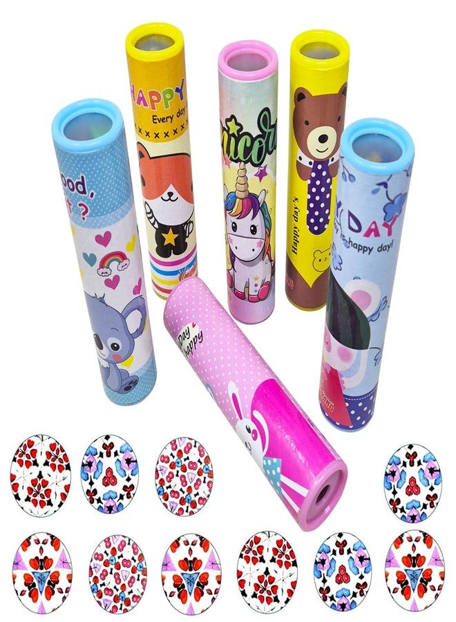 SIDAK 6 PCS Fun Magical Kaleidoscopes, Birthday Party Return Gifts, Children Educational Science Toy, Goodie Bag Fillers for Classroom School Return Gifts Carnival Prizes(Assorted Design) (Multicolor) - Image 1
